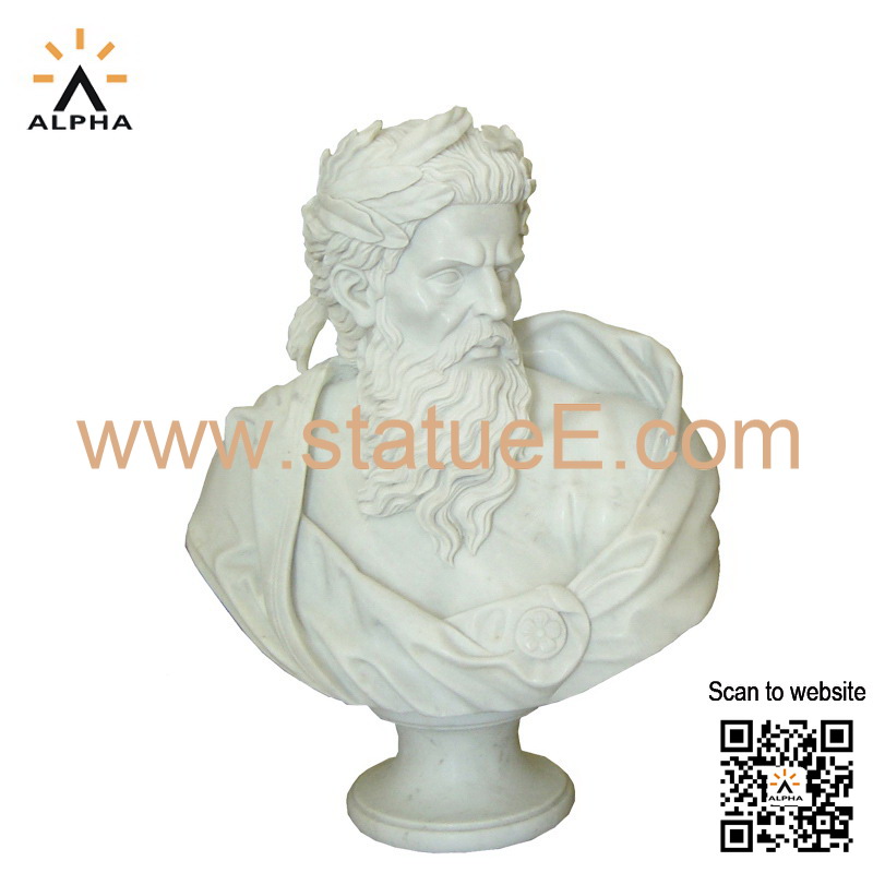 Greek god bust